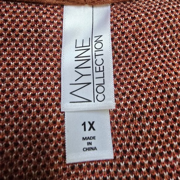 Wynne Collection Women's Plus Size Cardigan & Tank 2 pcs 1X - Picture 4 of 6